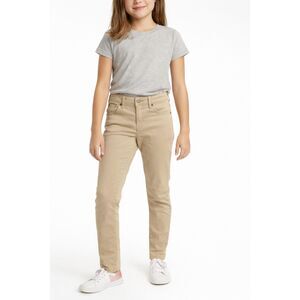 Gap Kids Girls khaki Pants Size 14 Slim Tan Stretch Straight Leg Chinos N